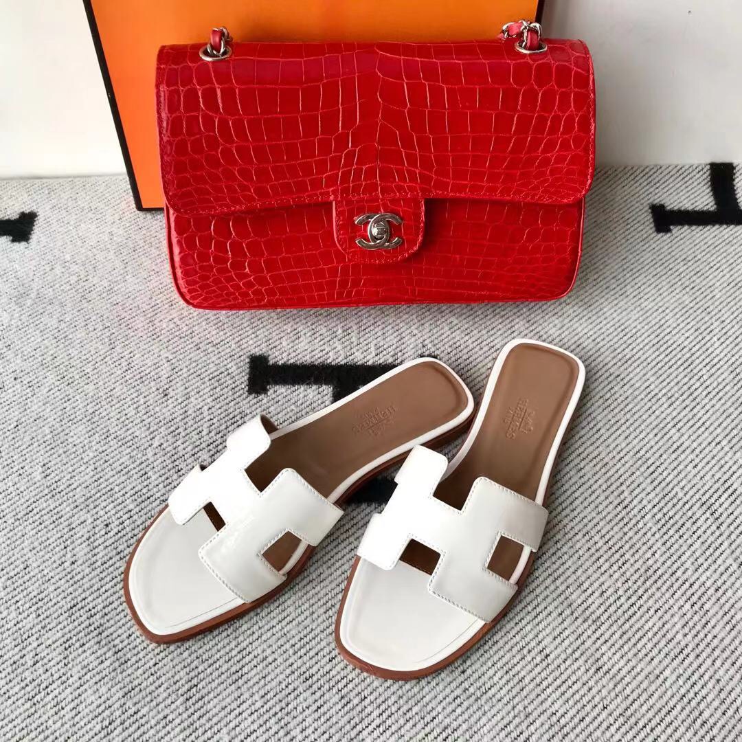 에르메스 올수공 오란 슬리퍼 샌들 페이던트 23